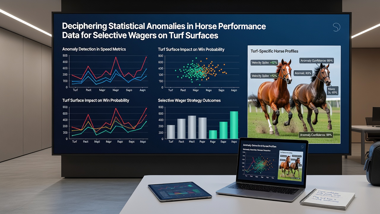 Detailed graph of horse speed figures and turf condition correlations over multiple races
