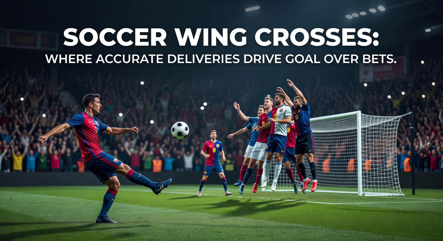 Close-up of a winger celebrating after a teammate heads in a perfect wing cross, crowd in the background erupting